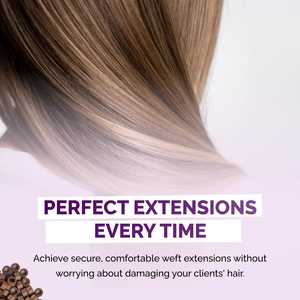 Outils d'extension capillaire Big Kizzy : Pinces à fil nylon et connecteurs 250m/1400m pour extensions à trame - Product Image 2