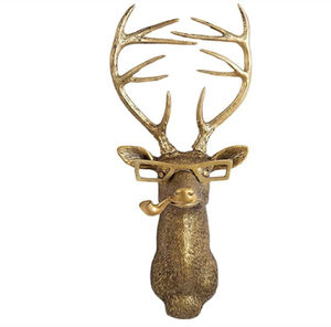 Sculptures murales en métal de luxe avec tête d'animal, accents décoratifs haut de gamme, parfaites pour tous les murs disponibles au prix de gros - Product Image 5