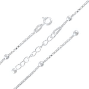 Auténtica Tobillera de Plata de Ley 925 para Mujer, Elegante Payal con Diamantes y Oro, 10 Pulgadas + Extensión, Certificado y Regalo Incluidos - Product Image 4