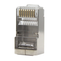 Muestra Gratuita de Conector de Red RJ11 RJ45 sin Herramientas, Conector RJ45 8P8C de Paso, Conector EZ UTP CAT6