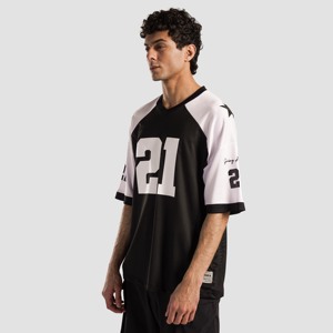 Victory 0021 Jersey Breathable Lightweight Polyester Cotton Shirts Shorts Size XL <b>Black</b> Number Sublimation Printed Techniques - Product Image 3