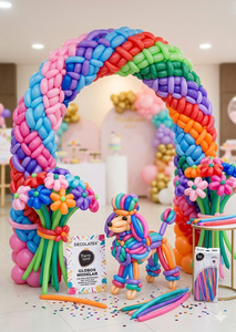 Globos Decorativos Largos Novedosos 260s (50 Unidades) de Plástico para Regreso a Clases, Cumpleaños, Bodas, Fiestas, Venta al por Mayor España - Product Image 2