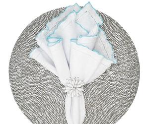 Meilleur prix rond de serviette fleur en cristal blanc pour décoration de mariage porte-serviettes fleur - Product Image 5