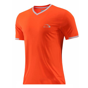 Camiseta de Fútbol de Manga Corta para Hombre, Estilo Moderno, Lisa, Ecológica, Transpirable, 100% Poliéster, Ligera, Tallas Grandes - Product Image 1