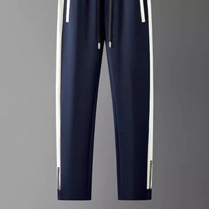 ชุดวอร์มผ้าสแปนเด็กซ์/ โพลีเอสเตอร์ระบายอากาศได้ดีสำหรับผู้ชายกางเกงออกกำลังกายรัดรูปเอวโลโก้สำหรับฤดูใบไม้ร่วง/ฤดูหนาว - Product Image 1