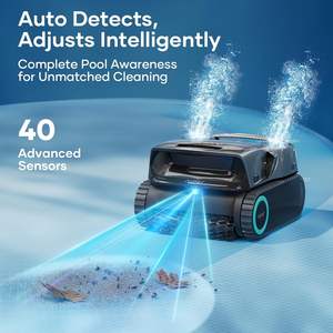 Robot de nettoyage de piscine tout-en-un Scuba X1 Pro Max et écumoire/aspirateur de piscine, trajectoire adaptative intelligente, cartographie, double filtration, surface intelligente - Product Image 2