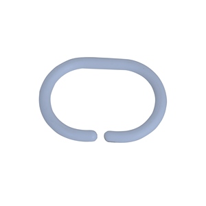 Lot de 12 anneaux de rideau de douche MSV en bleu - Product Image 1