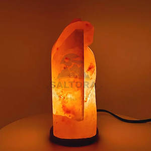 Prix de gros Lampe à sel en forme d'ange Lampe à sel pur de l'Himalaya 100% Arrivée à chaud Lampe à sel en forme d'ange - Product Image 4