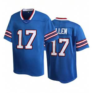 Maillot de football américain en tissu polyester durable, motif personnalisé, coupe confortable, maillot à hublot, idéal pour les équipes et les joueurs - Product Image 1