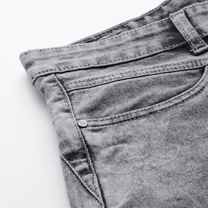 High Quality Street Wear Women Jeans Pants Solid Color Top <b>Product</b> Women Jeans Pants For Adult - Product Image 5