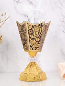 Good Theme Bakhoor <b>Burner</b> Ramadan Arabian Incense Holder Mubkhar Decorative <b>Backflow</b> Incense <b>Burner</b> - Product Image 6