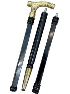 เฮอร์ริเทจไม้เท้าไม้เนื้อแข็งปรับได้น้ำหนักเบาหรูหราไม้เท้าปีนเขาทำด้วยมือพับได้ทุกวัน - Product Image 3