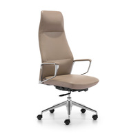 Chaise de bureau en cuir de luxe pour cadres, mobilier de bureau, directement de l'usine