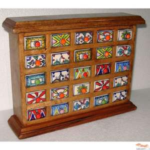 Cómoda de Madera de Alta Calidad con Cajones de Cerámica |   Venta al por Mayor Directa de Fábrica - Product Image 1