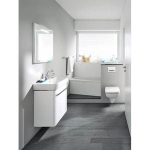Lavabo Geberit RENOVA COMPACT 600x370mm Blanco con Orificio para Grifo y Desbordamiento, Categoría de Producto: Lavabos GEBERIT - Product Image 3