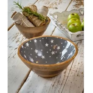 Cuencos clásicos para servir, acabado Natural 2025, decoración interior, diseño de mesa de comedor, cuenco de frutas, calcomanía, cuenco de madera impreso y pintado - Product Image 6