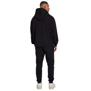 Pantalon de survêtement pour hommes Black Label Coupe décontractée en coton de qualité supérieure Finition brossée Ourlet côtelé Ceinture Logo Tag Soft Everyday Fit - Product Image 6