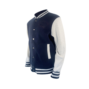 Chaquetas universitarias unisex de algodón y poliéster, venta al por mayor, chaquetas de béisbol informales con logotipo de diseñador personalizado, abrigo con letras, novedad de invierno - Product Image 3