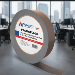PROMOFIX-70 Nastro Acustico Monoadesivo Spesso 3mm per Auto, Uffici, Pavimenti e Edifici - Product Image 3