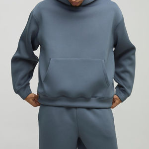 ชุดลำลองผู้ชาย 2 ชิ้น สำหรับฤดูหนาว แบบมีกระเป๋า แขนยาว มีฮู้ด และกางเกงขายาว  รับผลิตตามแบบ (OEM) - Product Image 4