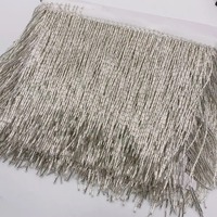 5 mètres en gros, franges de 15 cm en perles de verre lourdes de haute qualité, pompons cérémoniels personnalisés, garniture de rideaux couleur sur mesure