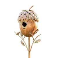 Cage à oiseaux suspendue très durable Style antique oiseau maison jardin Ware décoratif maison d'oiseau en métal pour la maison jardin