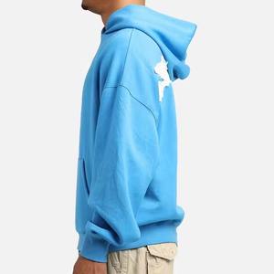 Sweats à capuche unisexes en coton épais brodés en 3D, logo personnalisé, taille plus, sweats à capuche surdimensionnés pour hommes, poids lourd, ensemble 2 pièces pour l'hiver - Product Image 5