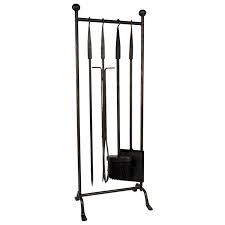 Juego de muebles de jardín con pozo de fuego Juego de herramientas de hierro y soporte Juego de fuego al aire libre Soporte de pozo de fuego Rústico - Product Image 2