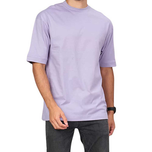 Camisetas Extra Grandes de Color Sólido 100% Algodón Unisex Nuevas Camisetas Extra Grandes Lisas y Modernas para Hombre Venta al por Mayor - Product Image 1