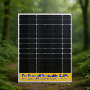 Panneau solaire monocristallin PERC de 310 W pour Patanjali Renewable avec couvercle avant en verre - Product Image 3