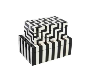Elegante caja artesanal con incrustaciones de resina Almacenamiento único de joyas y regalo Premium para ocasiones especiales de Tradebyd - Product Image 6