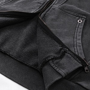 Tissu polaire en gros, bonne qualité, sweats à capuche imprimés DTF pour hommes, sweats à capuche personnalisés de couleur unie - Product Image 6