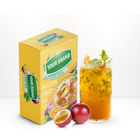 Poudre de boisson instantanée de conception libre 3in1 mélange instantané de boisson de poudre boîtes de papier duplex emballage de bâton thé de melon d'hiver thé de ginseng
