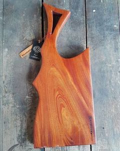 Tabla de cortar de madera de acacia natural hecha a mano más vendida con mango Tabla de cortar de verduras barata para Cocina - Product Image 5