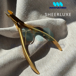 2025 Stainless Steel Durable Non Slip Portable Customized Made Remove Dead Skin Manicure Finger Hand Foot <b>Cuticle</b> <b>Nippers</b> Gold - Product Image 5