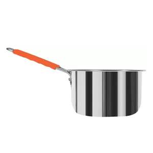 Casserole à sauce en acier inoxydable Triply Artisan Cookware Induction Cooker Compatible 1-2L Capacity Modern Design OEM Exportateur - Product Image 4