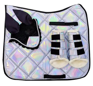 Silla de Montar a Caballo Occidental de Alta Calidad, Diseño Personalizado, Hardihood International HI-SP-23, Verde Cazador, Lana, Algodón, Forro Polar - Product Image 1