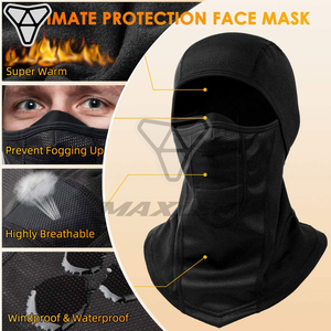 Pasamontañas Deportivo para Clima Frío, Cortavientos, Impermeable, Anti-UV, Talla Grande, Transpirable y Elástico para Deportes de Invierno y Esquí - Product Image 3