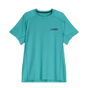 Sports T-Shirt Lightweight Jersey Tshirt For Man From Bangladesh Supplier Round Neck Short Sleeve Quick Drying T Shirt For Men