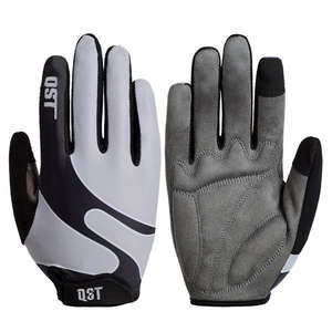 wholesale Full Finger Cycling <b>Gloves</b> Breathable <b>Mesh</b> Anti-Slip Palm Touchscreen Compatible breathable Custom Logo & Design - Product Image 3
