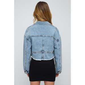 Veste en jean courte - Product Image 4