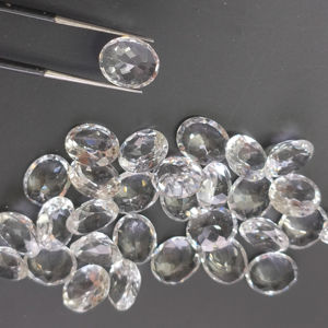 Topacio Blanco Natural de 12x10 mm, Corte Ovalado, Calidad Superior, Calibrado, Gema Suelta para la Creación de Joyería de Diseño - Product Image 2