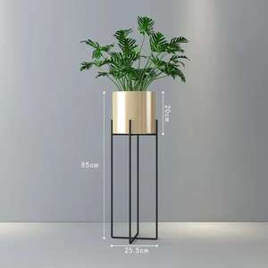 Jardinière en métal artisanal royal vente à chaud Vase à fleurs de table de haute qualité prix usine Pots de jardin et jardinière - Product Image 4