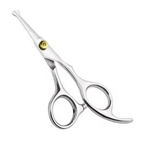 Tijeras de Seguridad para el Vello de la Nariz y los Oídos para el Cuidado Personal, Tijeras Manuales de Acero Inoxidable para el Vello de la Nariz y los Oídos - Product Image 1