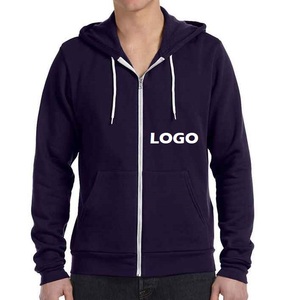 Sudadera con Capucha Personalizada para Hombre, Invierno, con Cremallera, Forro Polar, Algodón Grueso, Calidad Premium, Bordada, Estilo Urbano, Venta al Por Mayor - Product Image 1
