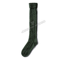 Chaussettes bavaroises traditionnelles pour hommes personnalisées de haute qualité Nouveau design Chaussettes bavaroises de couleur unie Matériau utilisé Mélange laine/acrylique