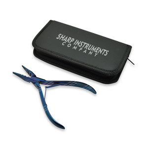 Kit d'outils d'extension de cheveux en acier inoxydable avec pinces à trois trous et perles - Product Image 2