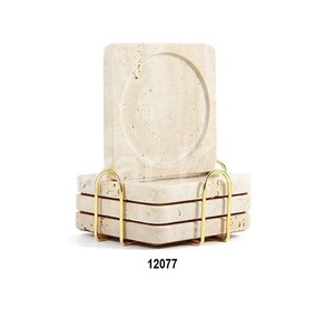 Whole Selling Round Drink <b>Marble</b> <b>Coasters</b> for Housewarming Gift Anniversary Office Protect Counter tops Decoration - Product Image 1