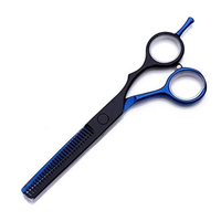 Tijeras de Entresacar de Acero Inoxidable de 6 Pulgadas para Diestros, 28 Dientes, Mango Mediano, Uso Profesional en Salón y Barbería, Doradas
