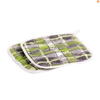 Porte-casserole haut de gamme, nouveau design élégant, motif floral, résistant à la chaleur, en coton, à prix avantageux.